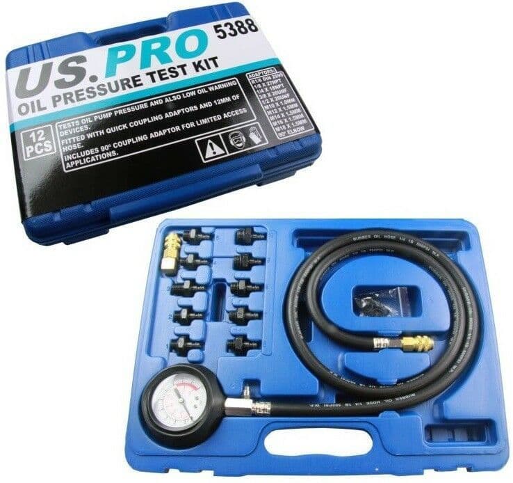 12pc Engine Oil Pressure Test Kit US PRO 5388