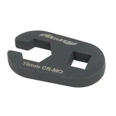 19mm Difficult Access Sensor Wrench Crow Foot Spanner Open Ended