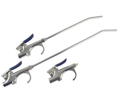 3pc Air Blow Gun Set Short Medium & Long Nozzles US PRO 8773