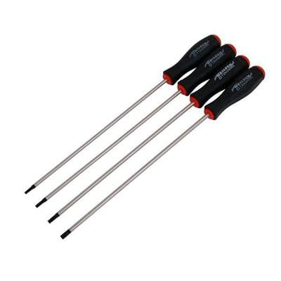 4pc Long Torx Screwdriver Set T15 T20 T25 T30 Neilsen CT2899