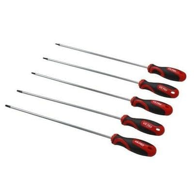 5pc Long Reach Torx Screwdriver Set US PRO 90001