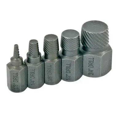 5pc Pipe Nipple Extractor Set Frees Nipples Without Damage Stud Extractor