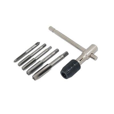 6pc T Handle Thread Tap Wrench Set M6 M7 M8 M10 M12 Neilsen CT1466