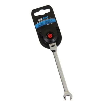 8mm FLEXI HEAD RATCHET SPANNER flexible head wrench US PRO TOOLS