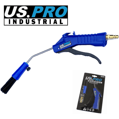 Air Blow Gun With Brush US PRO INDUSTRIAL 8606