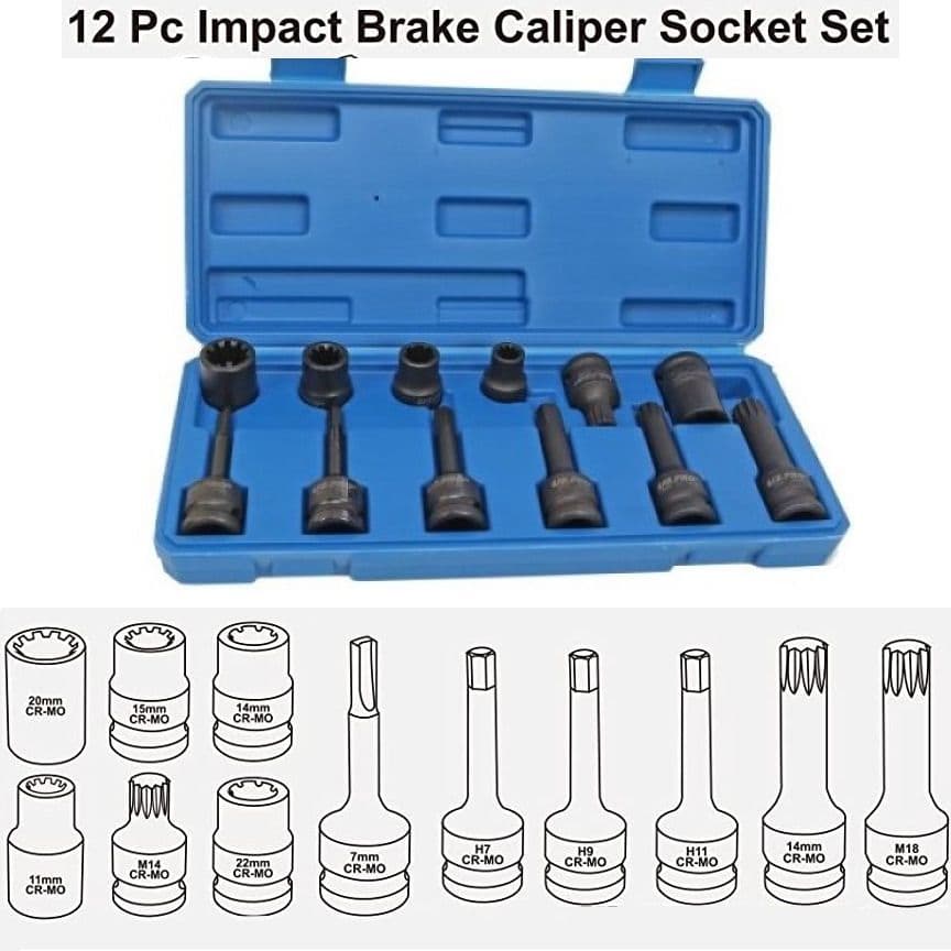 Brake Caliper Bolt Socket Bit Set for BMW Audi Porsche Mercedes US PRO 6231