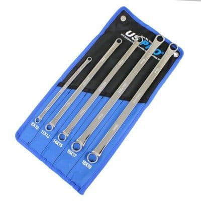 Long Reach Ring Spanner Set 8mm/19mm Double Ended  US PRO 3223