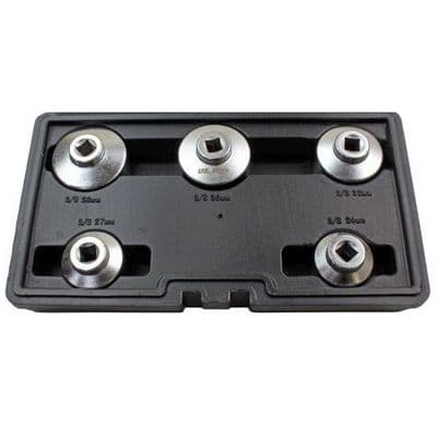 Low Profile Oil Filter Socket Set  24, 27, 32, 36, 38mm US PRO Tools 3235