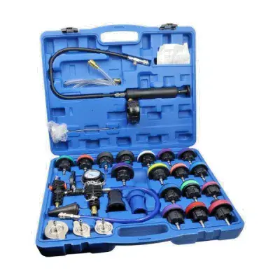 US PRO 28pc Coolant System/Radiator Pressure Tester & Refill Kit