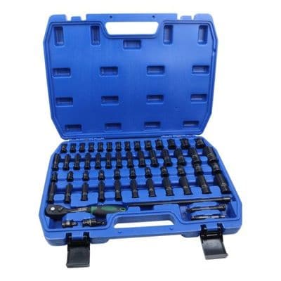 US PRO 56pc Socket Set Metric/Imperial Sizes 1/4