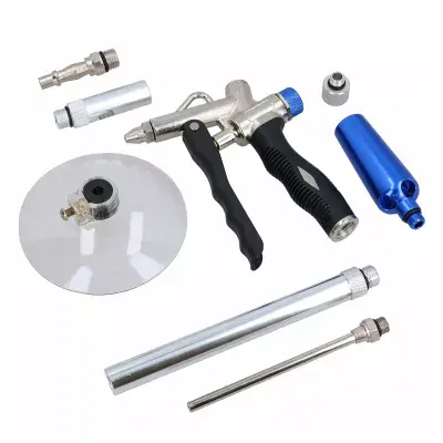US PRO Air Blow Gun Kit With Variable Flow Control Turbo Nozzle