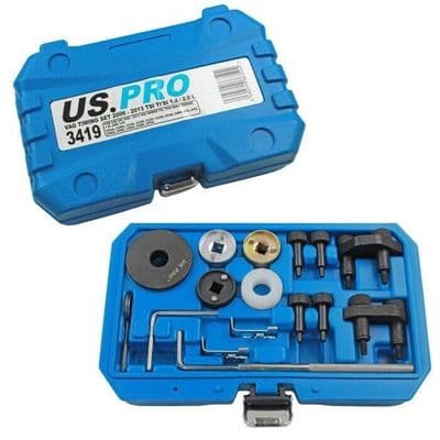 VW Audi Timing Tool Locking Set 1.8 & 2.0 Petrol Engine TSi TFSi 06/13 US PRO 3419