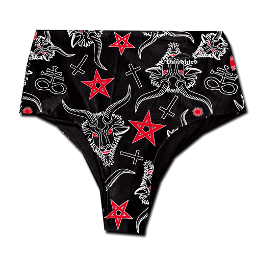 Star Of Baphomet Pole Shorts Unwonted Alternative Gym Wear