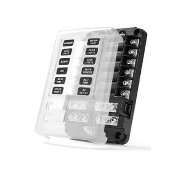 12V Blade LED Fuse Box - Premium 12 Way