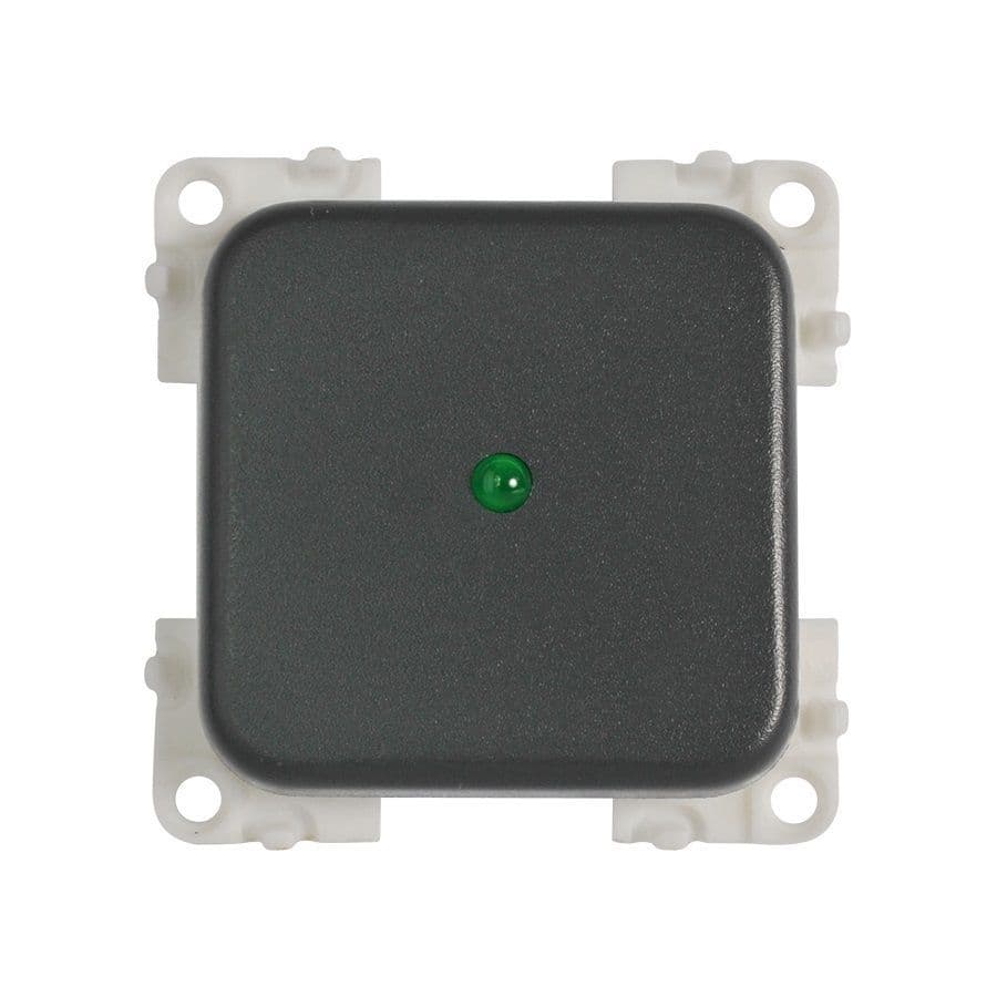 CBE 12V Single Switch with LED - Flush
