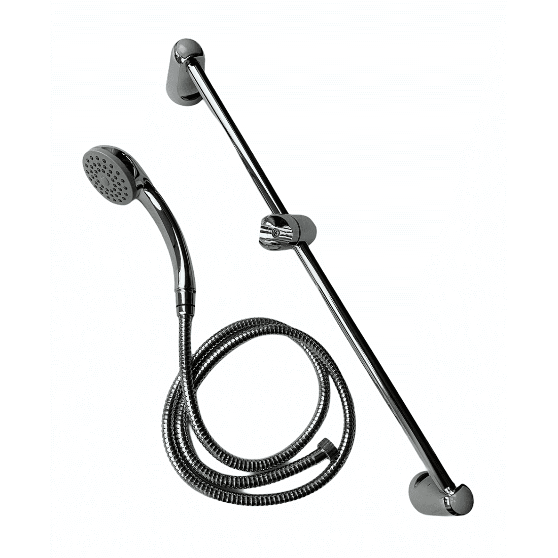 Chrome Finish Motorhome and Caravan Shower Head & Riser Kit