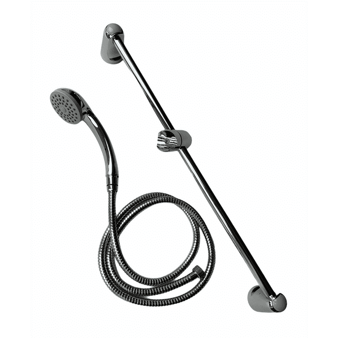 Chrome Finish Motorhome and Caravan Shower Head & Riser Kit