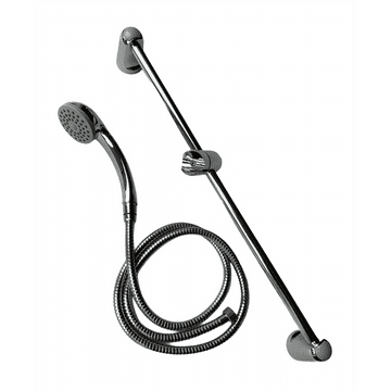 Chrome Finish Shower Head & Riser Kit