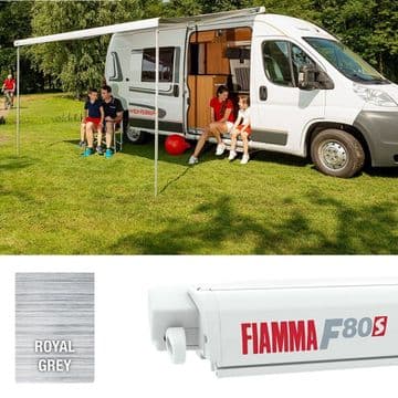 Fiamma F80S Awning Polar White & Grey