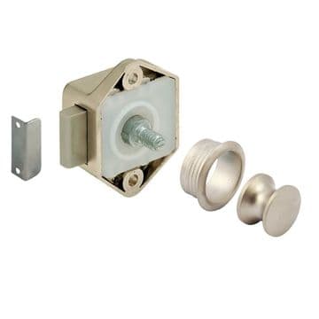 Push Button Cupboard Door Latch Set - Small