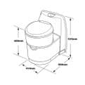 Thetford C220CS/C223CS  Toilet