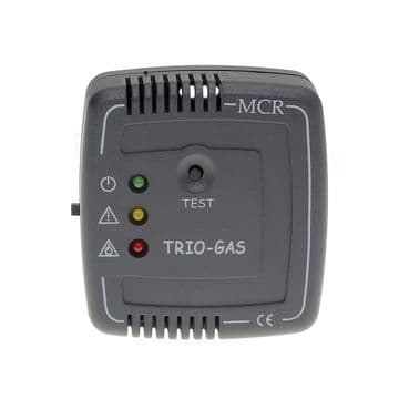 Trio Gas & Carbon Monoxide 12V Alarm Black