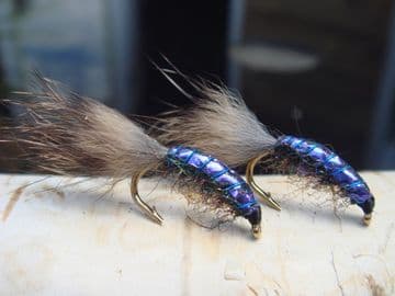 Luke's Favourite Big UV Backed Dark Peacock Mud Shrimp