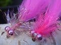 Martyn's Big and Deadly Hot Pink Holographic Leech Set