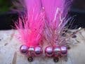 Martyn's Big and Deadly Hot Pink Holographic Leech Set