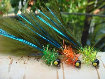 Martyn's Deadly Blue Flash Hi-Viz Bodied Long Tailed Damsel Set