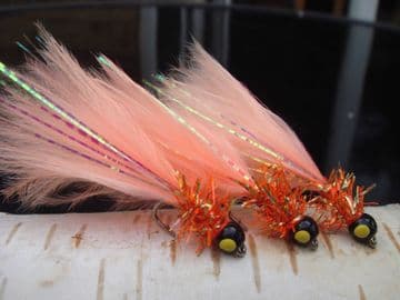 Martyn's Deadly Coral and Orange Heavy Lures -SET OF 4