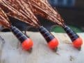 Martyn's Deadly Hot Headed Copper Tailed Long Cast Specials - SET OF 5