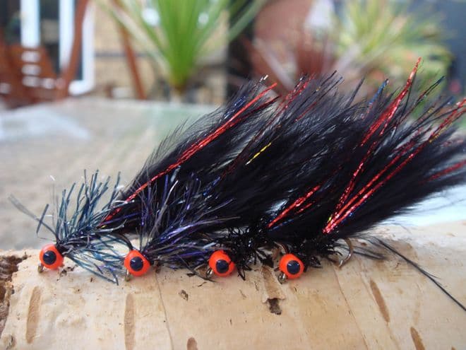 Martyn's  Deadly Long Tailed Red Flash Black Damsel Set