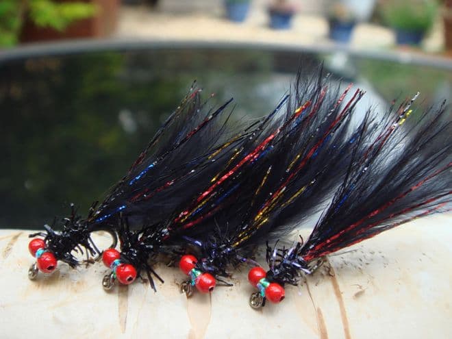 Martyn's Deadly Mini Twin Eyed Red Flash Black Damsel