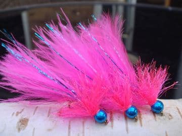 Martyn's Deadly Ultimate Big Hot PInk Pulling Lures -SET OF 4