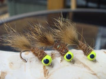 Martyn's Deadly Weighted  Brown/Golden Hare's Ear Bug