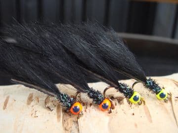 Martyn's Favourite Black Micro Hot Head Leech Set