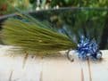 Martyn's Favourite Blue Flash Dark Olive Silver Eyed Long Tailed Damsel