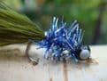Martyn's Favourite Blue Flash Dark Olive Silver Eyed Long Tailed Damsel