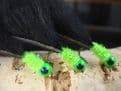 Martyn's Favourite  Skinny Micro Black and Green Leech