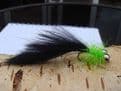 Martyn's Manningford Big Black and UV Green Twin Eyed Leech