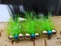 Martyn's Manningford Big Black and UV Green Twin Eyed Leech