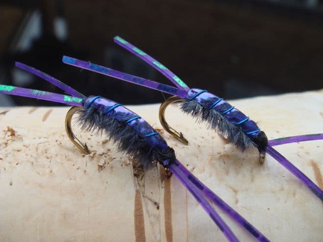 Martyn's Mullet Special,  UV  Backed Purple Mud Shrimp