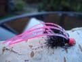 Martyn's New and Deadly Flexi Long Cast - Set 22/Black and Hot Pink
