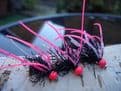 Martyn's New and Deadly Flexi Long Cast - Set 22/Black and Hot Pink