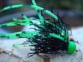 Martyn's New and Deadly Flexi Long Cast - Set 23/Black and Barred Green