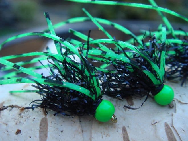 Martyn's New and Deadly Flexi Long Cast - Set 23/Black and Barred Green