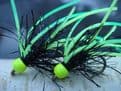Martyn's New and Deadly Flexi Long Cast - Set 4/Black and Chartreuse
