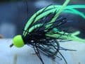 Martyn's New and Deadly Flexi Long Cast - Set 4/Black and Chartreuse