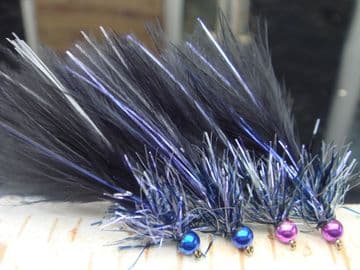 Martyn's New and Deadly Long Tailed, UV Flash, Black Damsel Set - SET OF 4